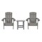 Flash Furniture Gray Adirondack Side Table and 2 Chair Set JJ-C14501-2-T14001-GY-GG - alternate 10